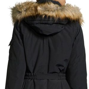 Michael Kors Women's Heavy Down w/Faux Fur Hood